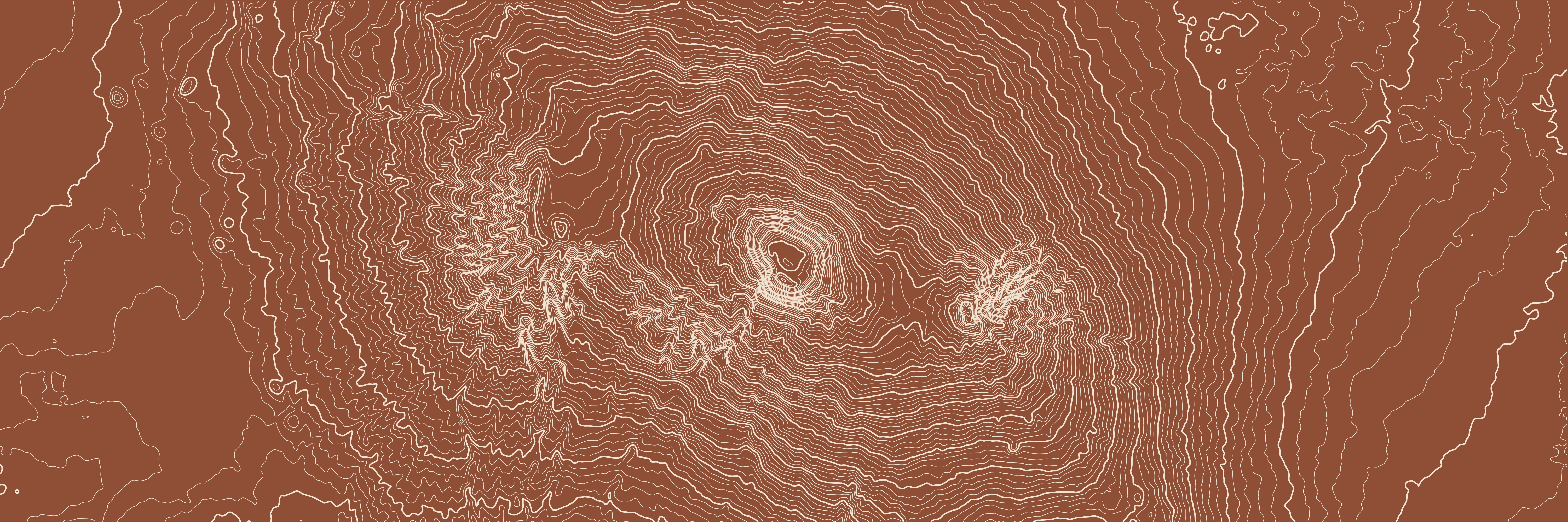 Topo Kilimandjaro Terre brûlée — 9 × 3 m