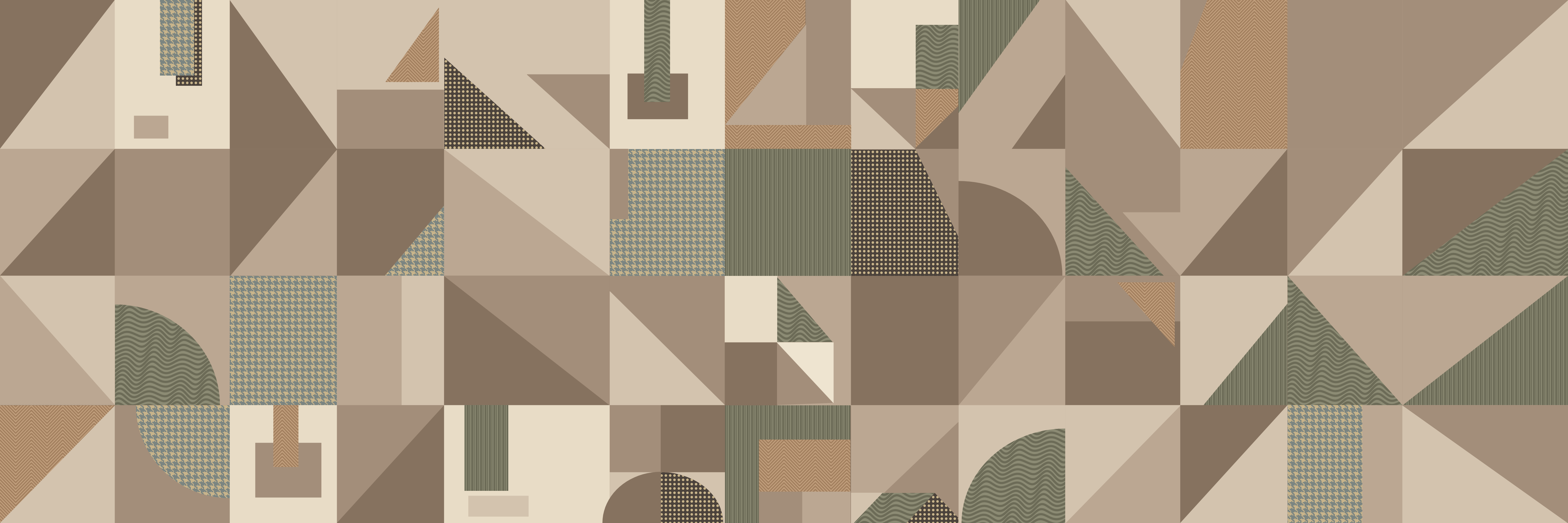 Mosaico Taupe — 9 × 3 m