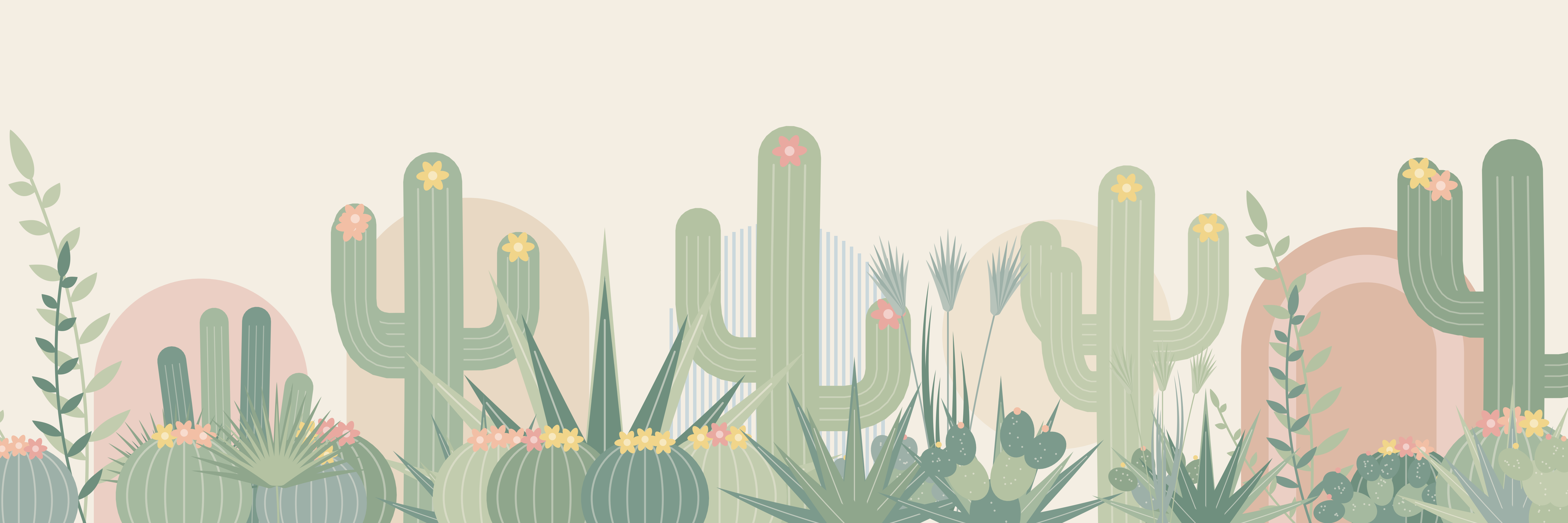 Saguaro Sun | Blush Sage — 9 × 3 m