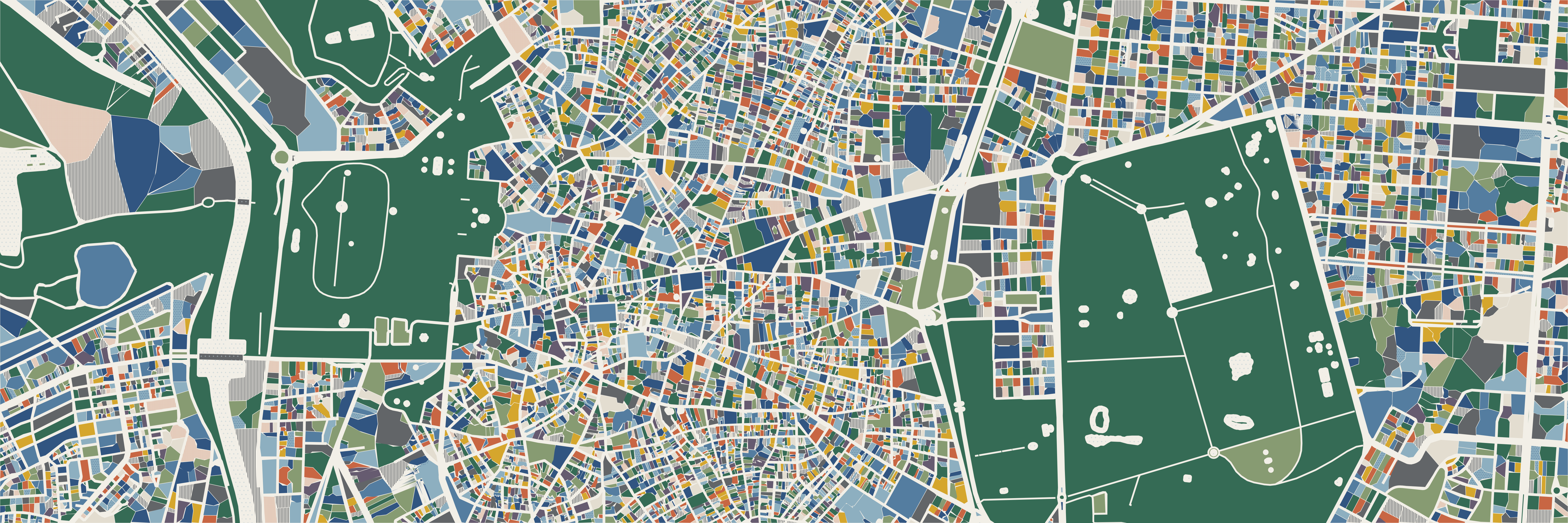 Madrid 02 - Color — 9 × 3 m