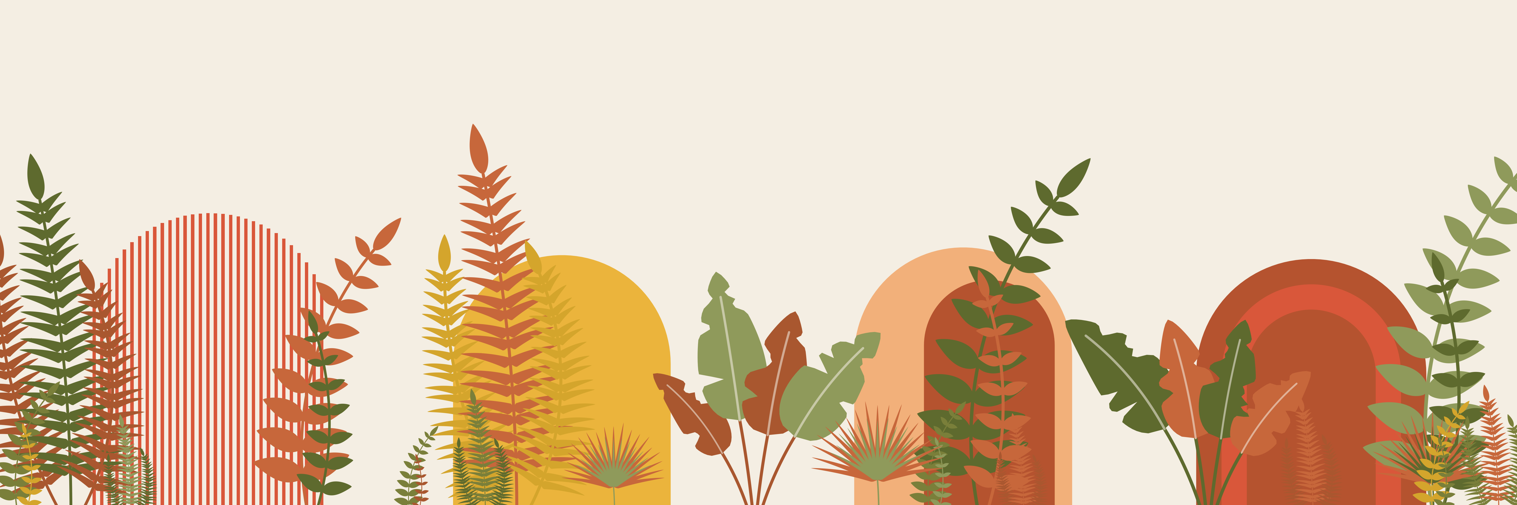Golden Fern | Golden Hour — 9 × 3 m
