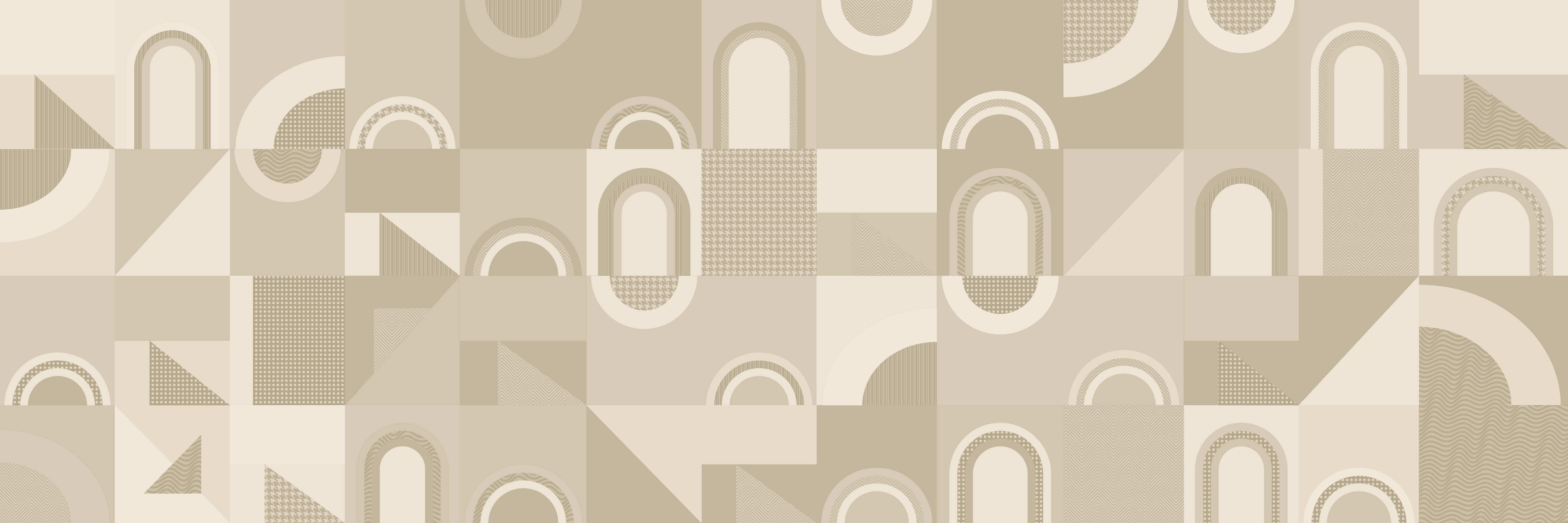Patchwork Ecru — 9 × 3 m