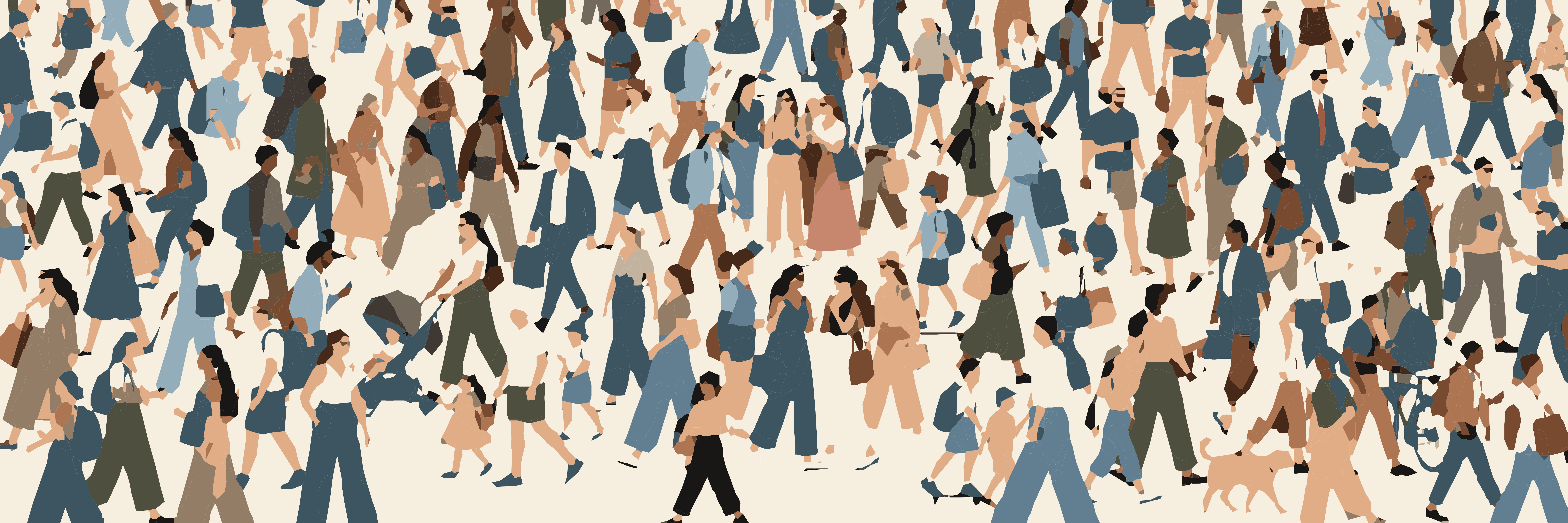 People 04 — 9 × 3 m