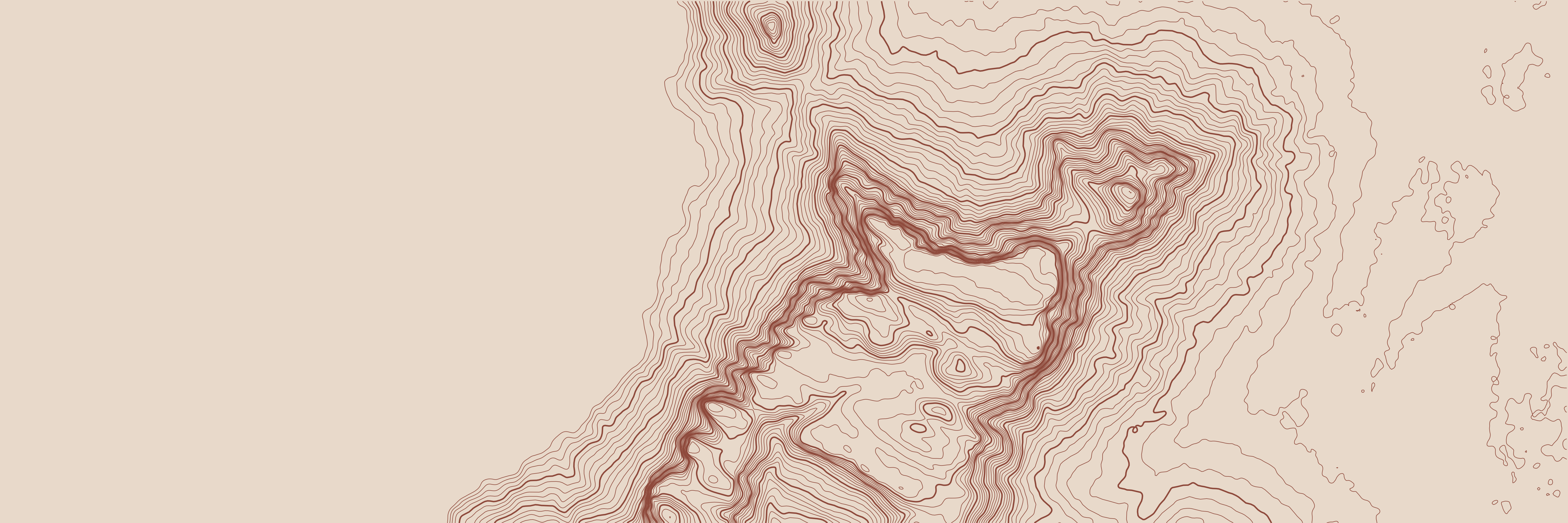 Topo Table Mountain Argile — 9 × 3 m