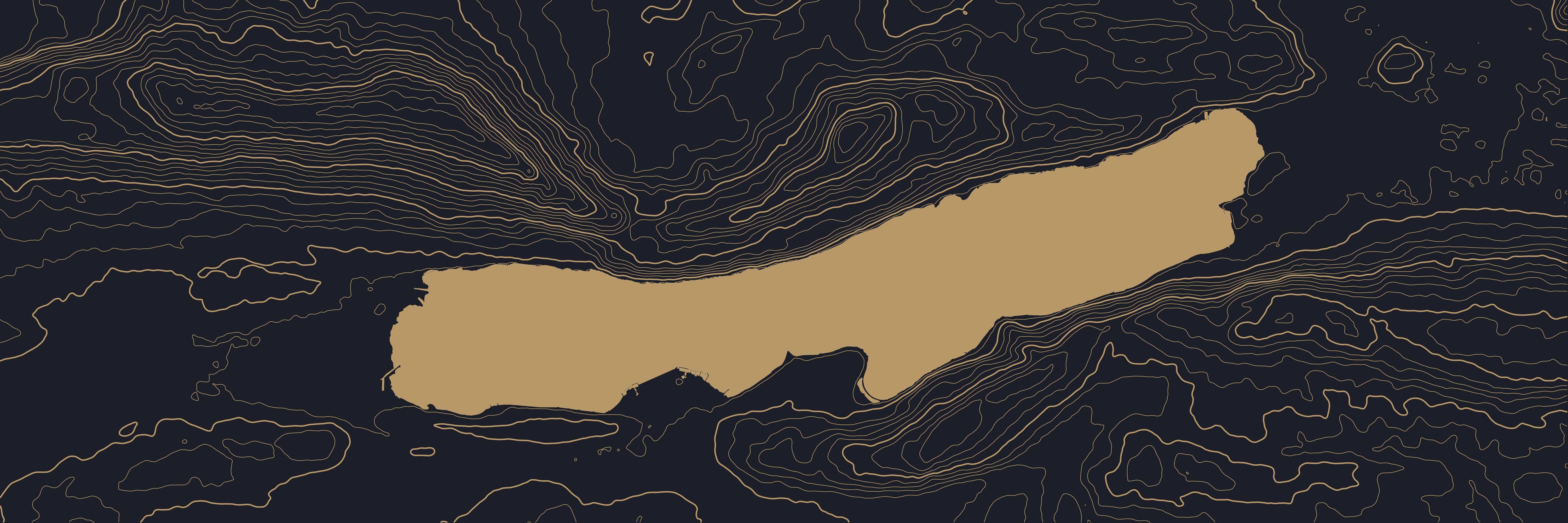 Topo Lac du Bourget Nuit — 9 × 3 m
