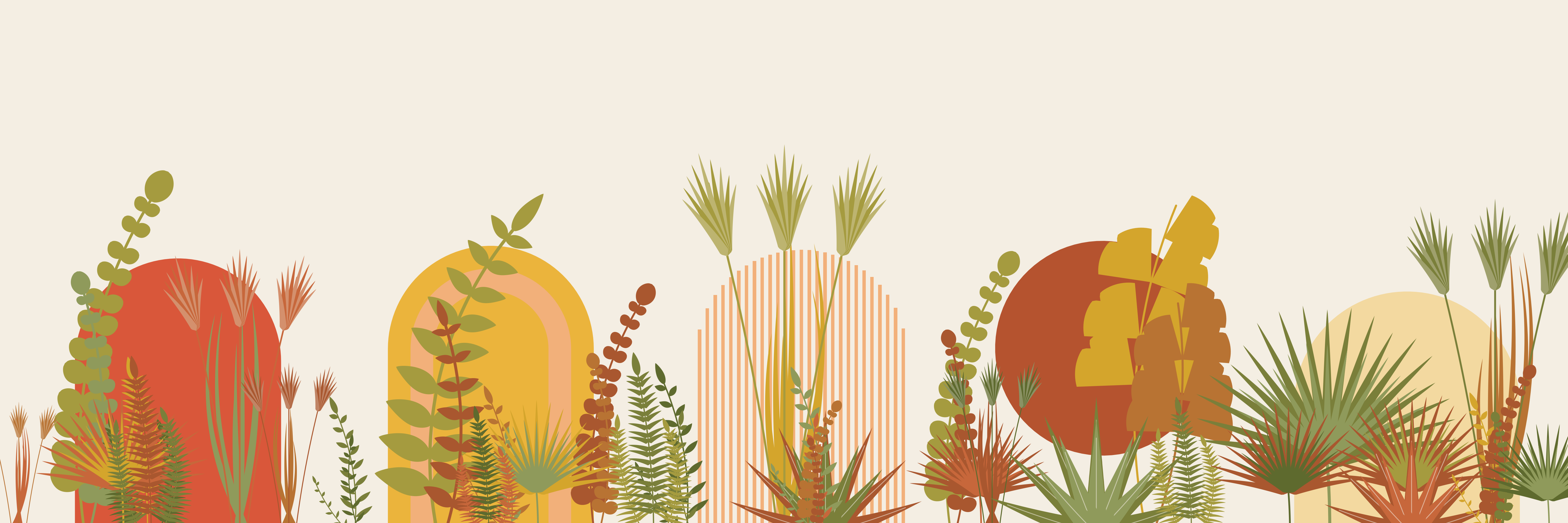 Terracotta Grove | Golden Hour — 9 × 3 m