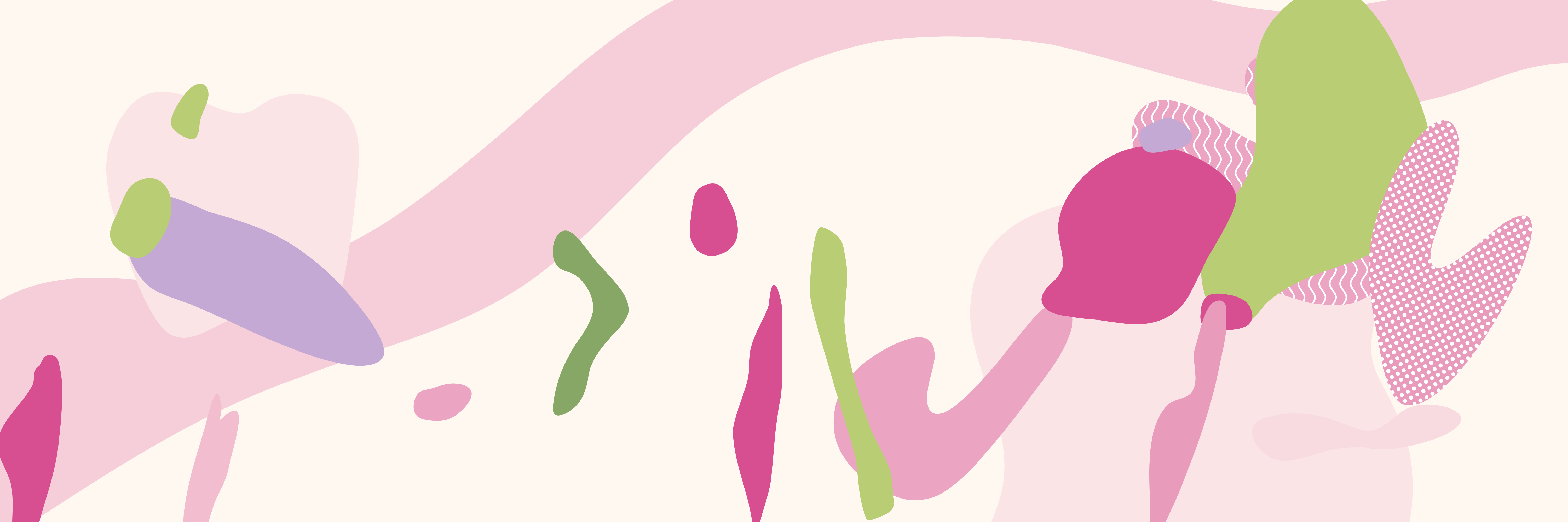 Organic Joy Drift | Fuchsia & Pistache — 9 × 3 m