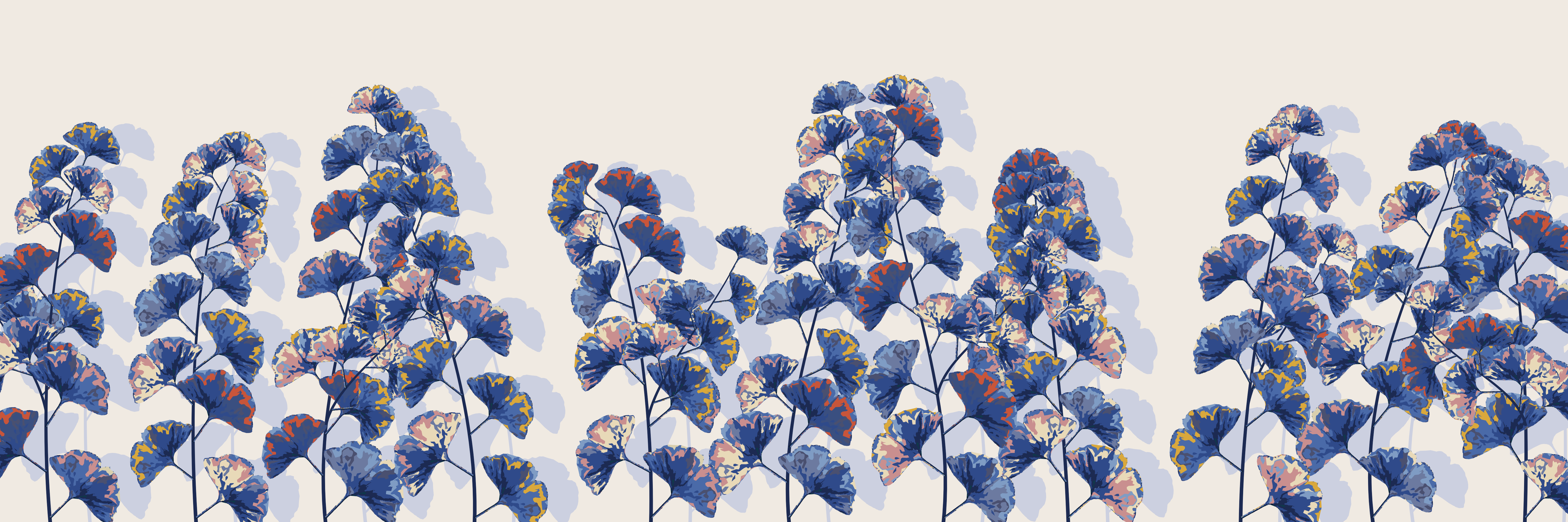 Indigo Ginkgo — 9 × 3 m