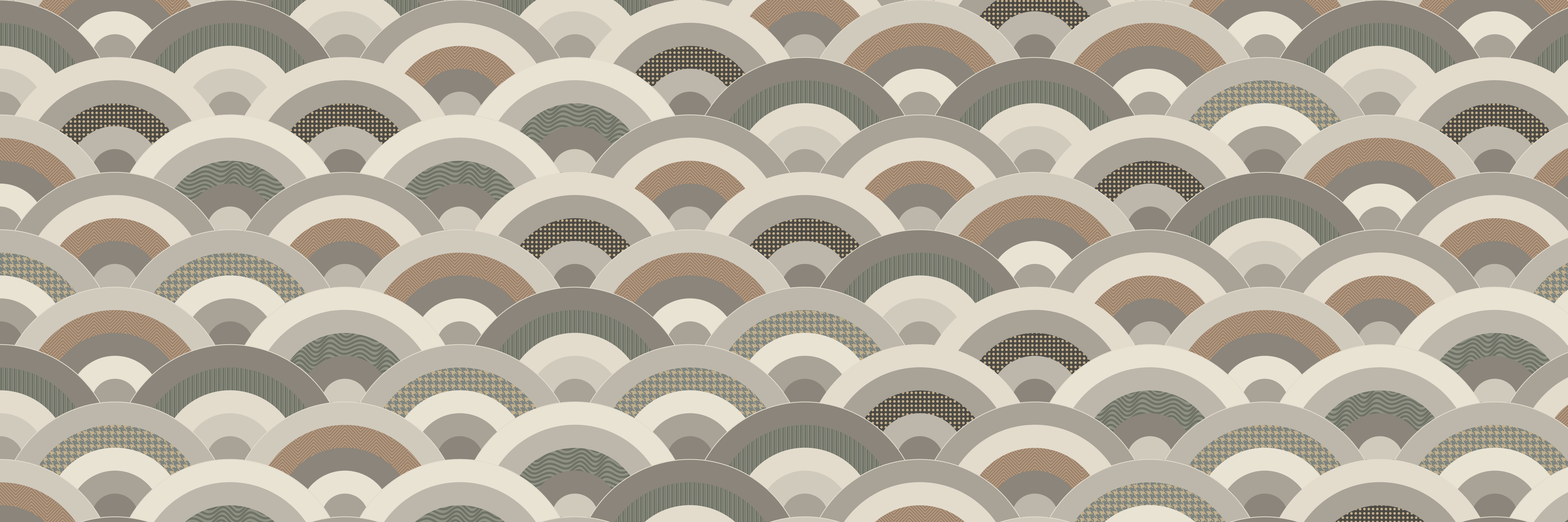 Eventail Greige — 9 × 3 m