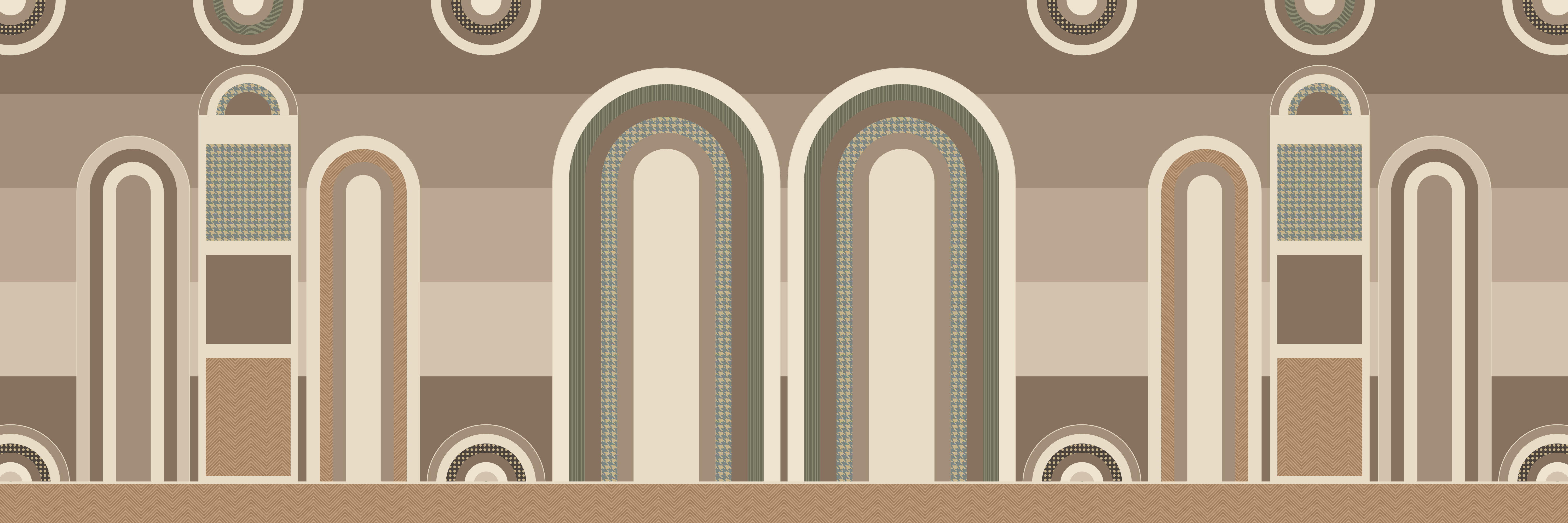 Portico Taupe — 9 × 3 m