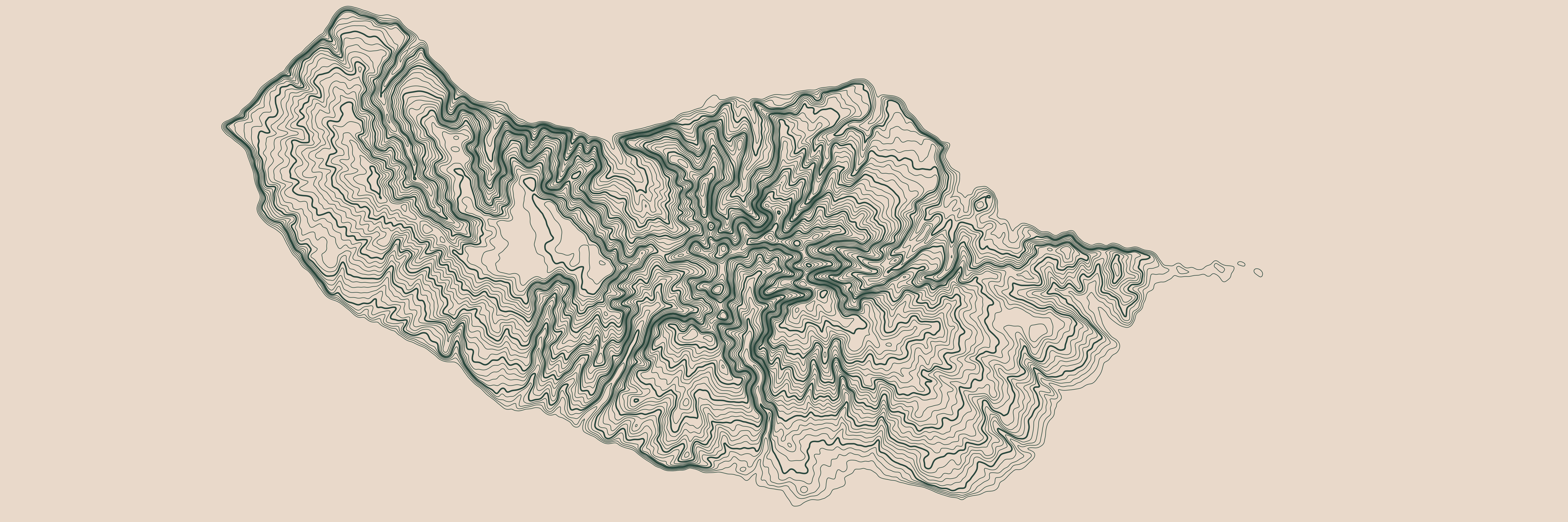 Topo Madère Vert Forêt — 9 × 3 m