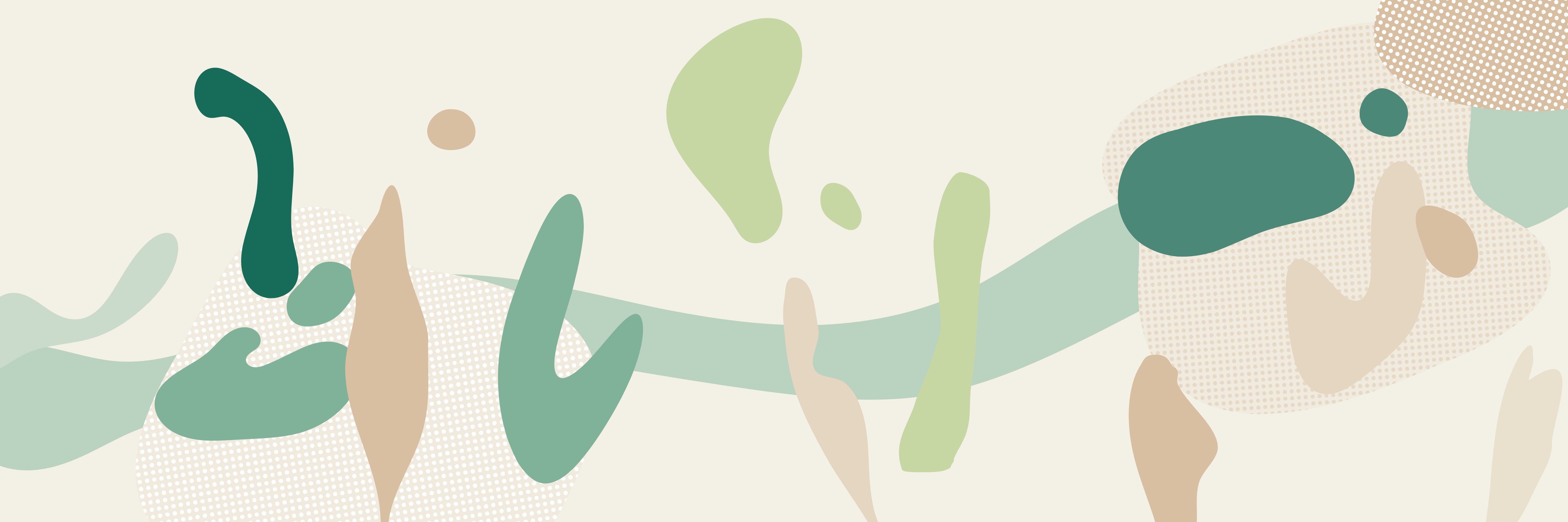 Organic Joy Confetti | Vert émeraude & Crème — 9 × 3 m