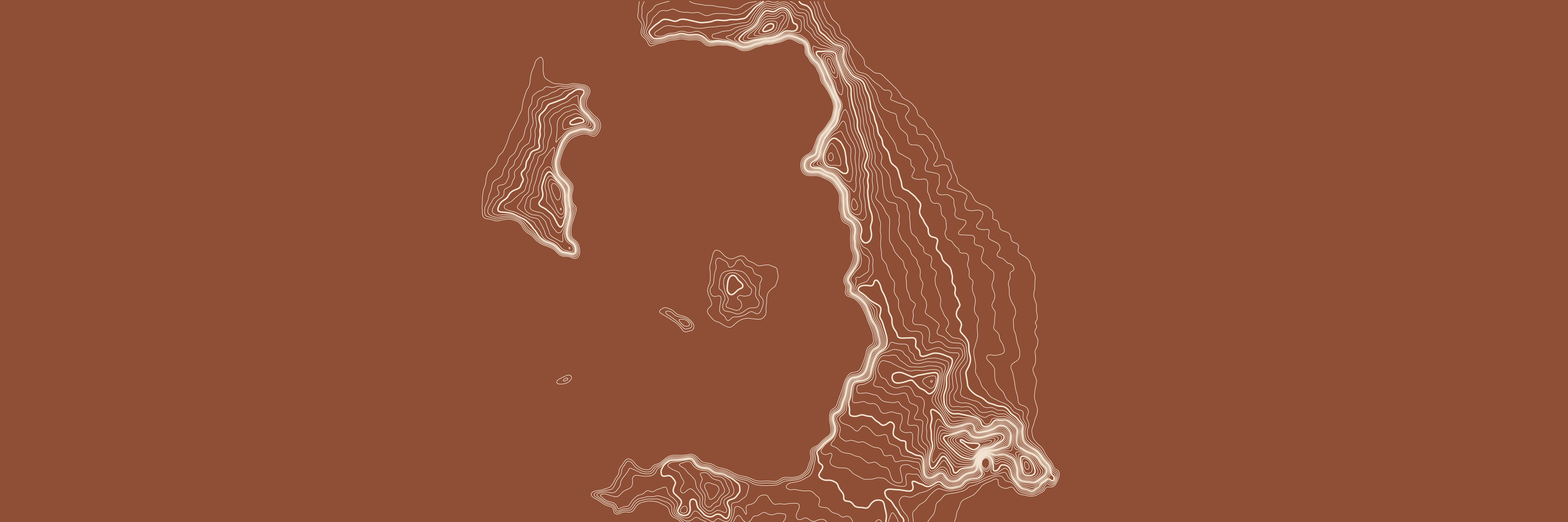 Topo Santorin Terre brûlée — 9 × 3 m