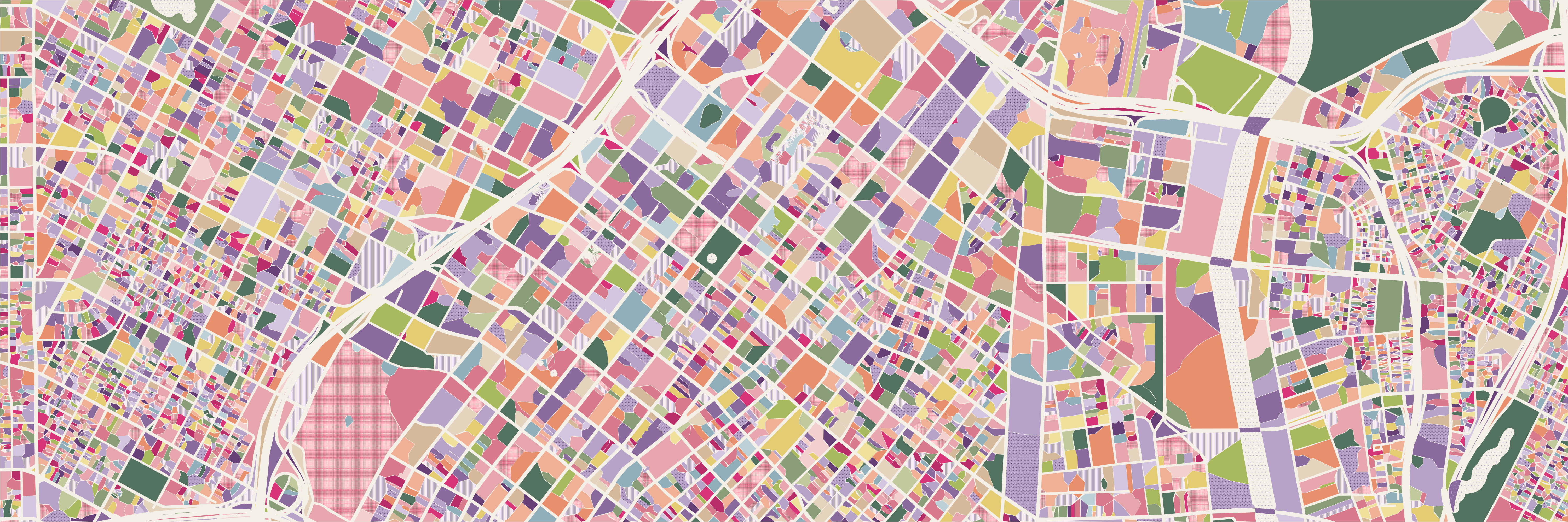 Los Angeles 02 - Bloom — 9 × 3 m