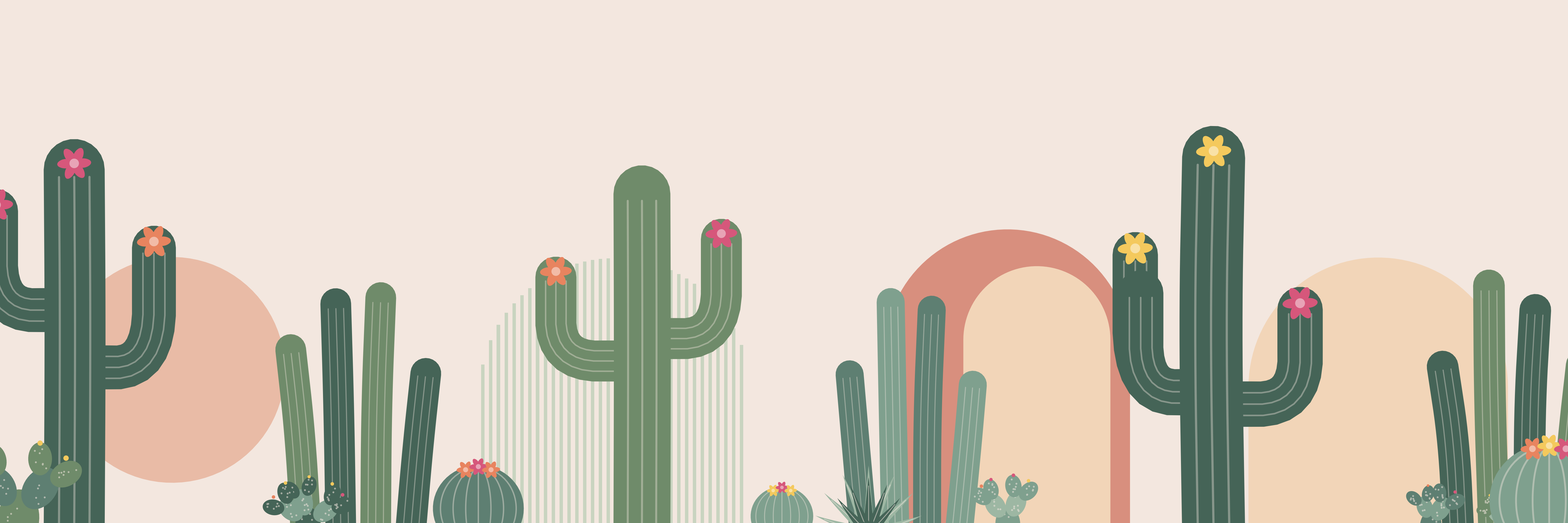 Saguaro Dawn — 9 × 3 m
