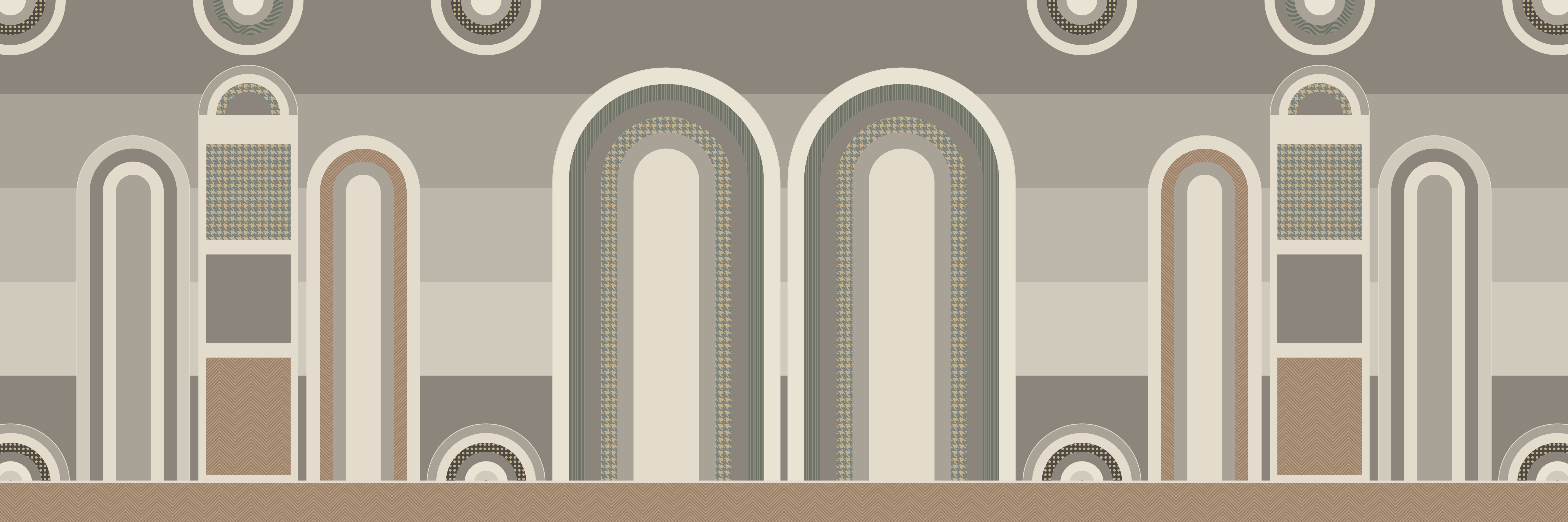 Portico Greige — 9 × 3 m