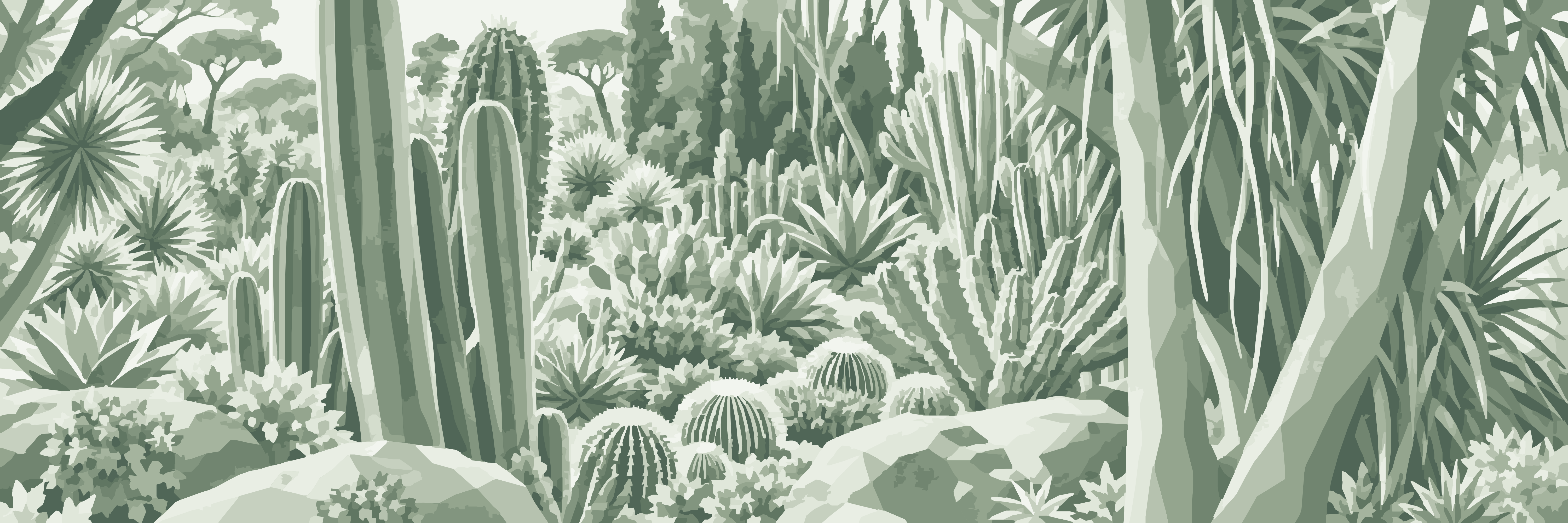 Sage Desert Garden — 9 × 3 m