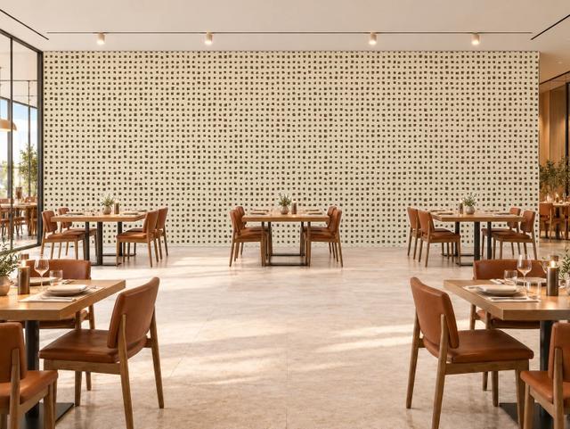Quadrille | Beige & Tabac