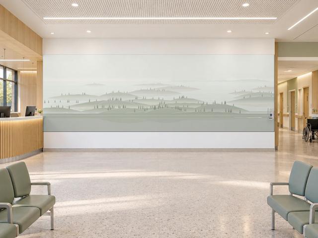 Paysage calme - Archipel dans la brume
