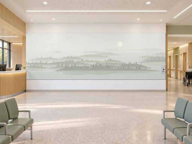 Paysage calme - Archipel dans la brume