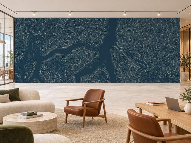 Topo Lake Como Blue