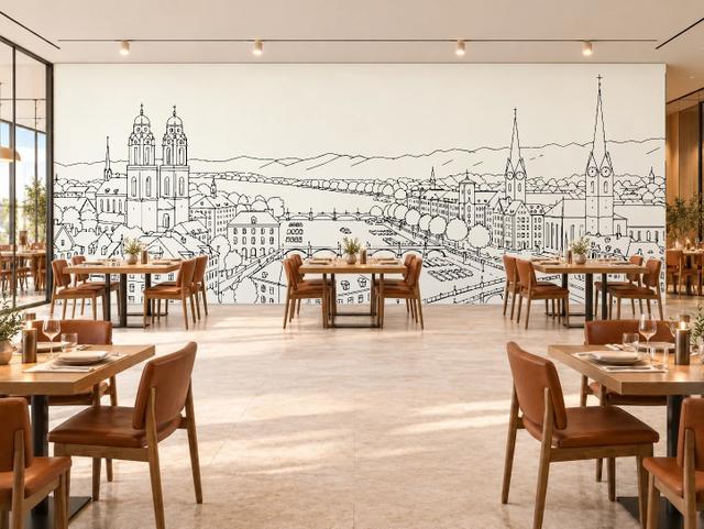 Urban Skyline Zurich | Gris