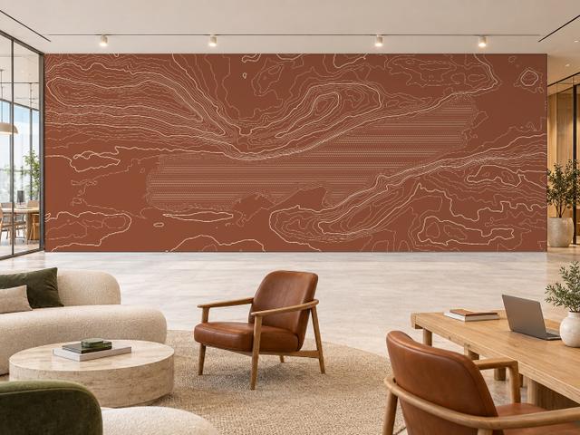 Topo Lake Bourget Burnt Earth