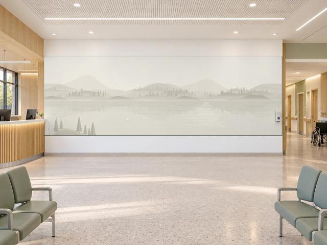 Paysage calme - Brume sur le lac