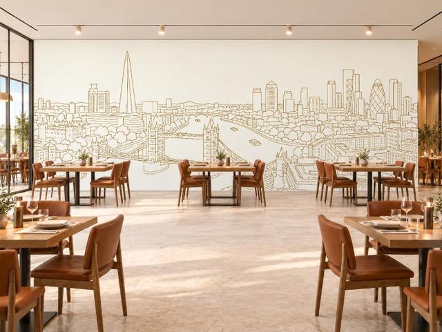 Urban Skyline London | Brass