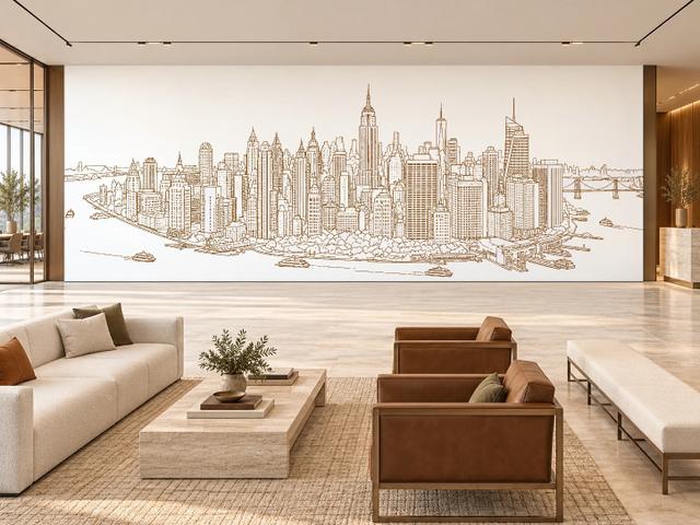 Urban Skyline New York | Bronze